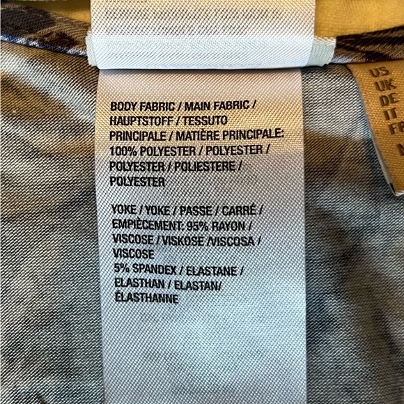 LOGO by Lori Goldstein Floral Sheer Tooper Size Large - Picture 9 of 9